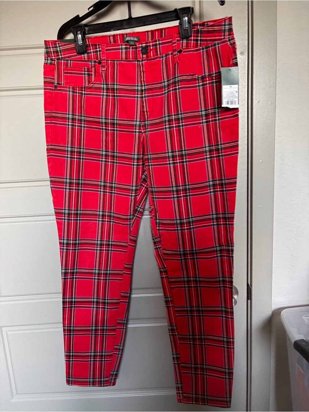 Red Plaid pants
